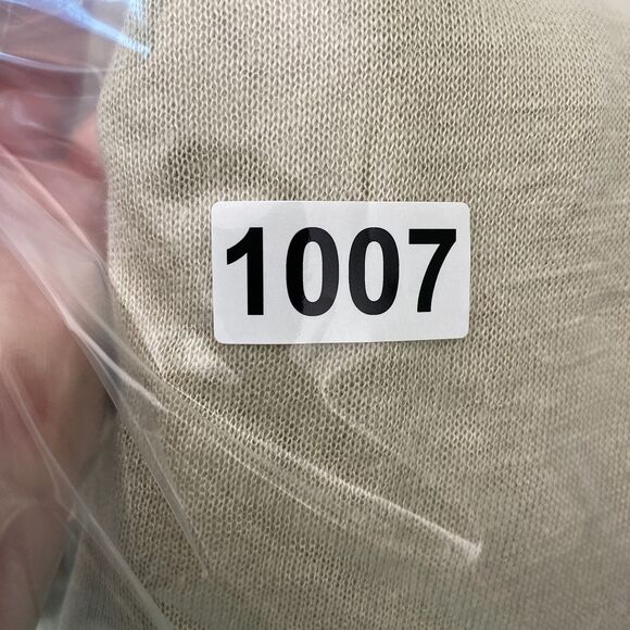 Elie Tahari Linen Silk Open Front Cardigan Tiered Waterfall Tan Womens Medium - Picture 11 of 11